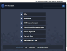 Tablet Screenshot of m.uudisc.com